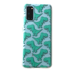 Samsung Galaxy S20 Dinosaurie Dinosaur Grön Djur Grön