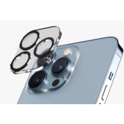 Objektivbeskyttelse til iPhone 15 Pro kamera i hærdet glas