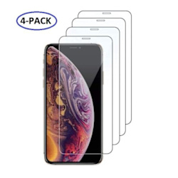 4-Pack iPhone 12 Mini Extra Hårt Transparent Härdat Glas
