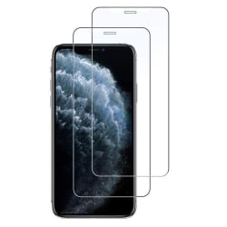2-PACK - iPhone XR Skärmskydd härdat glas