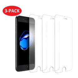 3-Pack iPhone 6/7/8/SE (2020) Härdat glas Skärmskydd EXTRA HÅRT