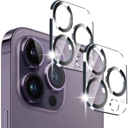 [2-Pack] iPhone 14 Pro Max Linsskydd i Härdat Glas