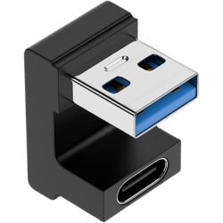 Vinklad USB C-adapter, USB C hane till USB C hona