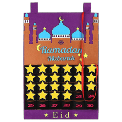 30 dagars vardagsrum Eid Mubarak muslimsk heminredning Ramadan-kalender Nedräkning