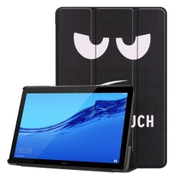 Tri-Fold Fodral Angry Face till Huawei MediaPad T5 10