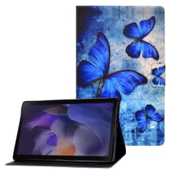 Samsung Galaxy Tab A8 2021 fodral - Blue Butterflies Blue Butterflies