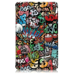 Tri-fold Fodral för Lenovo Tab M8 - Graffiti Graffiti