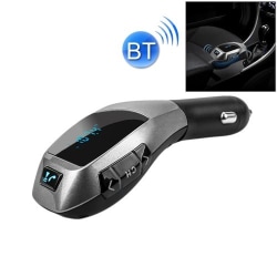 X5 Trådlös Bluetooth FM-sändare - Silver Silver