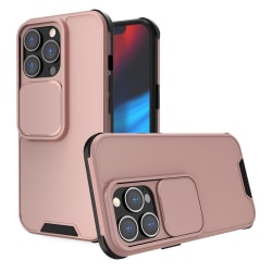 Shockproof Skal med Kameraskydd för iPhone 13 Pro - Rosa Pink