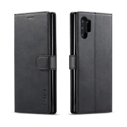 LC.IMEEKE Plånboksfodral för Samsung Galaxy Note 10 Plus - Svart Svart