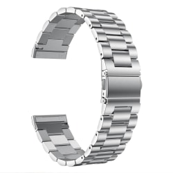 Metallarmband i Rostfritt Stål för Fitbit Versa 3 - Silver Silver