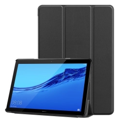 Tri-fold PU Fodral till Huawei MediaPad T5 10 - Svart