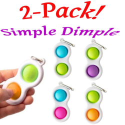 2-Pack Mini Simple Dimple, Fidget Toys 