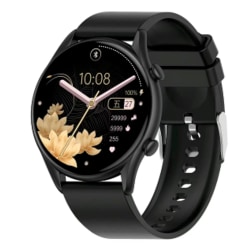 G3 Sports Smartwatch - Svart Silikon Svart