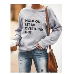 Hold on Sweater Grey L