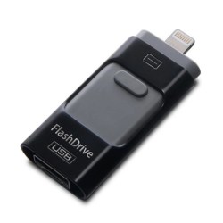 USB-minne till iPhone och iPad - 32 GB Svart Svart