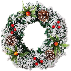 Christmas Wreath, Door Wreath, Artificial Door Wreath, Wreath, Berry