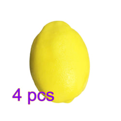 Konstgjord citronfotografering Sketch Fruit Prop skumfrukt yellow