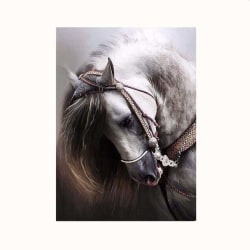 5D DIY Horse Rhinestone Diamond Painting Rund Resin as picture shows