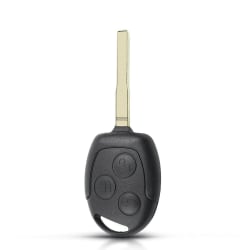 Nyckelskal 3 knappar för Ford HU101 Svart one size