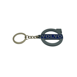 Nyckelring nyckelring emblem tillbehör för Volvo Grey one size