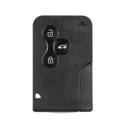 3-knapps SmartCard-skalhusskal med nyckel Renault Svart one size