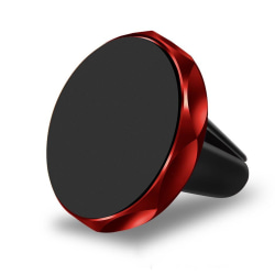 Bilventilator magnethållare för mobiltelefonfäste Röd one size