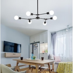 Moderna kreativa LED-ljuskronor i vardagsrummet Taklampor