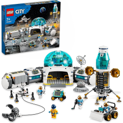 LEGO 60350 City Månforskningsbas Rymdleksak, Modellbyggsats, Rym Mix color