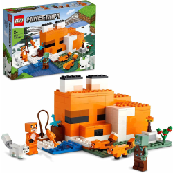 LEGO 21178 Minecraft Rävstugan, Byggleksak för Barn 8+ År, Set m Mix color