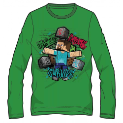 Minecraft Långärmad tröja - Steve - Create - Explore & Survive 128