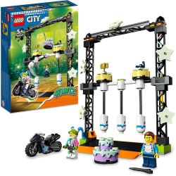 LEGO 60341 City Stuntz Stuntutmaning med knuff Leksaksmotorcykel Mix color
