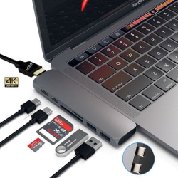 USB Type-C 4K Thunderbolt 3.1 till HDMI Hub Adapter för MacBook Pro/Air, ingen kabel