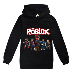 ROBLOX 3d Print Kids Hoodie Jacka Coat Cartoon Hooded black 160cm