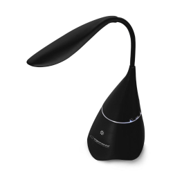 Bluetooth skrivbordslampa med högtalare - Vit eller Svart Svart