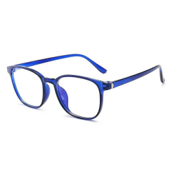 Bluelight Anti blå ljus dator glasögon Fyrkantiga Retro - Blå Blå