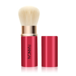 RANCAI Mini Infällbar Makeup Brush Powder Blush Kabuki Brush Red