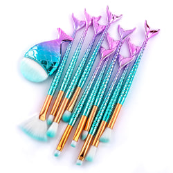 11st Makeup Brushes Kit Mermaid Eyeshadow Eyebrow Brush