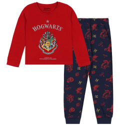 Harry Potter Pojke Långa Pyjamasbyxor, Långärmad Tröja, Bomull OEKO-TEX 140 cm