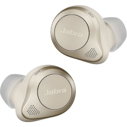 Jabra Elite 85t True Wireless - Aktivt brusreducerande trådlösa hörlurar, lång batteritid och kraftfulla hörlurar - Trådlöst case - Golden Be