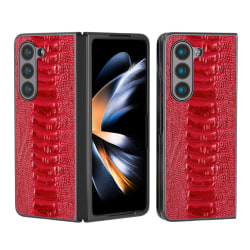 Z Fold cover 5g Case, Krokodilmönster Slitstark Lättvikt Halkbeständigt reptåligt case för Samsung Galaxy Fold 5