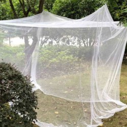 Storskalig camping myggnät inomhus och utomhus förvaringsväska White
