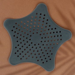 Silikonsil Femuddig stjärna Köksdiskbänksavlopp Gray 1 pc