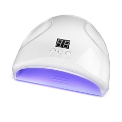 36W UV/LED Nagellampa Vit med timerfunktion White
