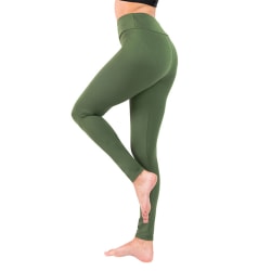 Sport Yogatights för kvinnor Fitness green,XL