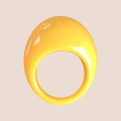 Chunky-ringen #gul gul