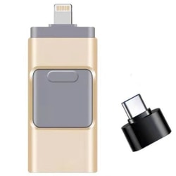 USB-minne för Android och iPhone 16GB Guld