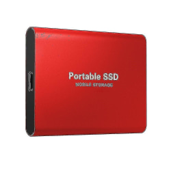Bärbar 8 Tb extern hårddisk HDD för PC Laptop och Mac Red