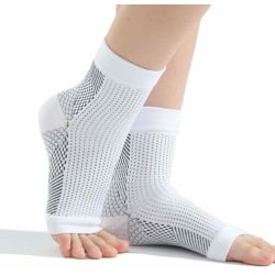 2paria puristussukat, nilkkakaaren tukisukat, rauhoittavat sukat neuropatiakipuun, jalkojen puristushihat, jotka sopivat jaloille 5-9 (L/XL)