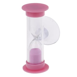 Tandborste Swivel Sand Timer 2 Minuter Shower Timer Kids Mini Pink